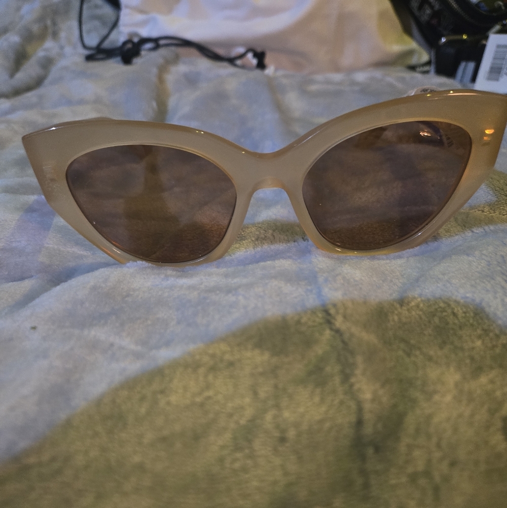 Salvatore Ferragamo Tan Sunglasses